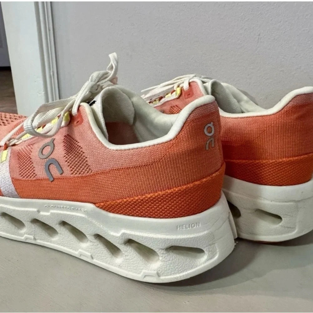 On CloudEclipse Flame Ivory Women’s Running shoes Size 8 - Picture 7 of 11